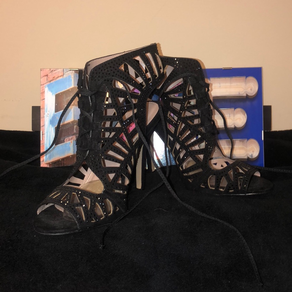 Lace up heels
